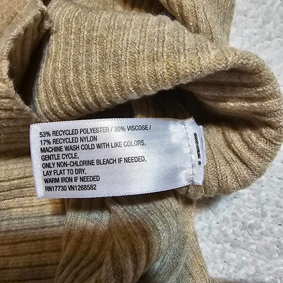 NWT Isabel by Ingrid & Isabel Maternity Ribbed Knit Tie Waist Midi Dress Beige M - Picture 11 of 11